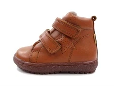 Bisgaard vinterbegyndersko Eli brandy med velcro og TEX